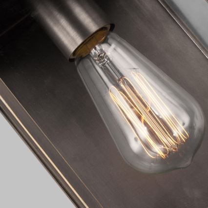 Feiss - Ulkoseinävalaisin GLENVIEW 1xE27/60W/230V IP44 antrasiitti