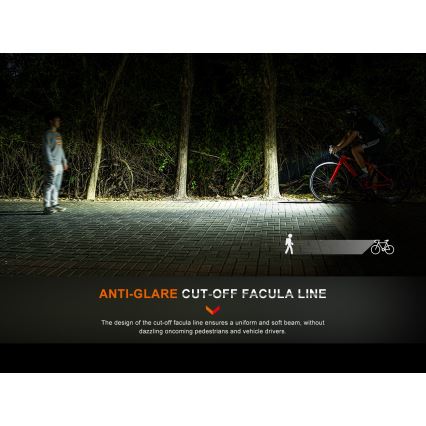 Fenix BC15R-LED Himmennettävä ladattava pyörän valo LED/USB IP66 400 lm 31,5 tunnit