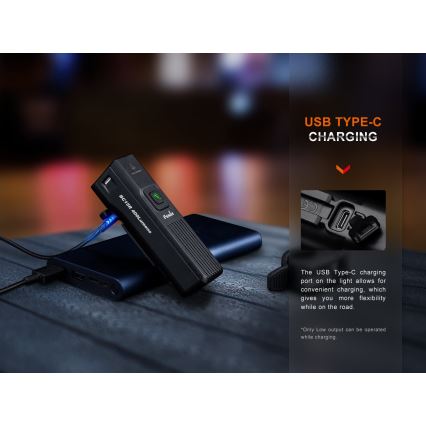 Fenix BC15R-LED Himmennettävä ladattava pyörän valo LED/USB IP66 400 lm 31,5 tunnit
