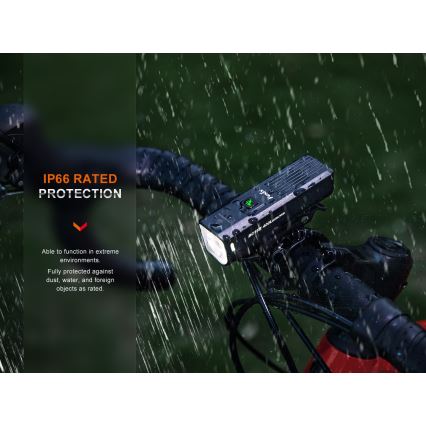 Fenix BC15R-LED Himmennettävä ladattava pyörän valo LED/USB IP66 400 lm 31,5 tunnit