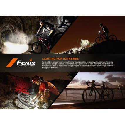Fenix BC15R-LED Himmennettävä ladattava pyörän valo LED/USB IP66 400 lm 31,5 tunnit