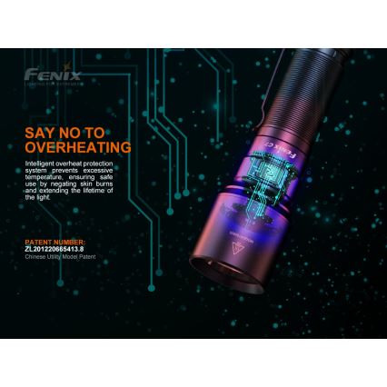 Fenix C7 - LED Himmennettävä rechargeable flashlight 1xLED/1x21700 IP68 3000 lm 68 h