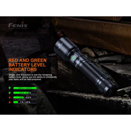 Fenix C7 - LED Himmennettävä rechargeable flashlight 1xLED/1x21700 IP68 3000 lm 68 h
