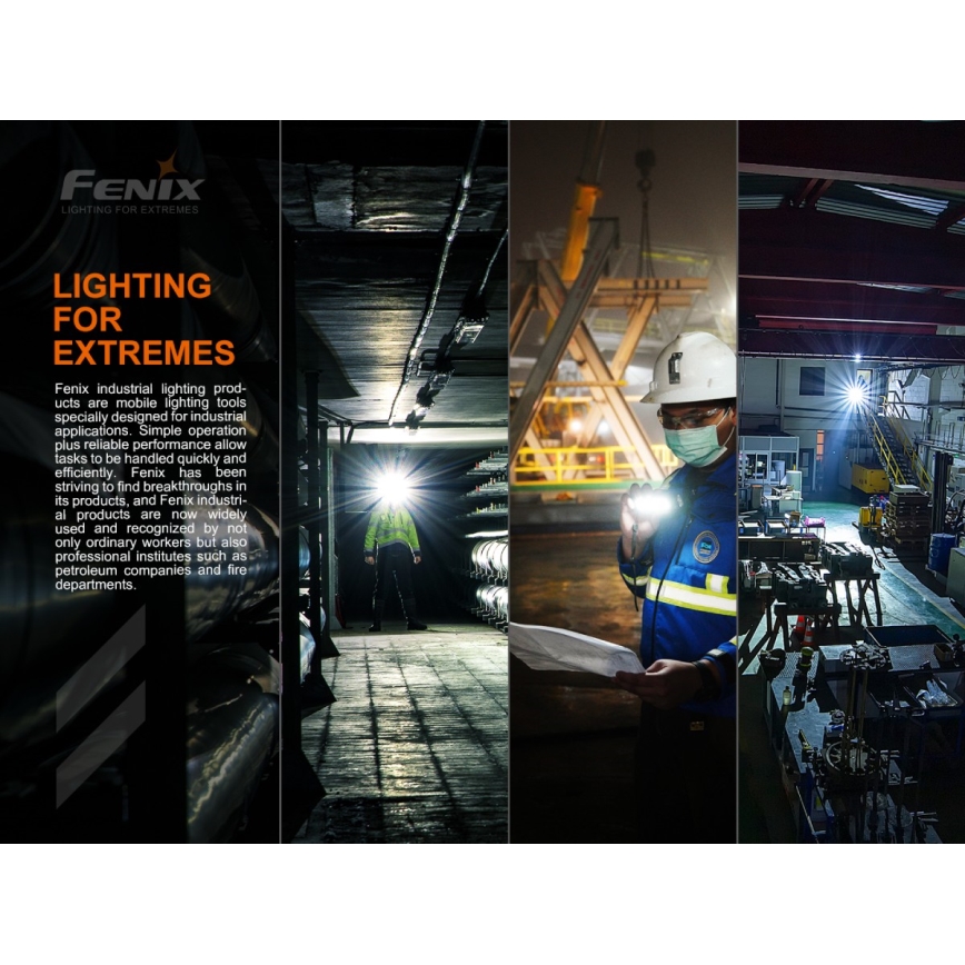 Fenix C7 - LED Himmennettävä rechargeable flashlight 1xLED/1x21700 IP68 3000 lm 68 h