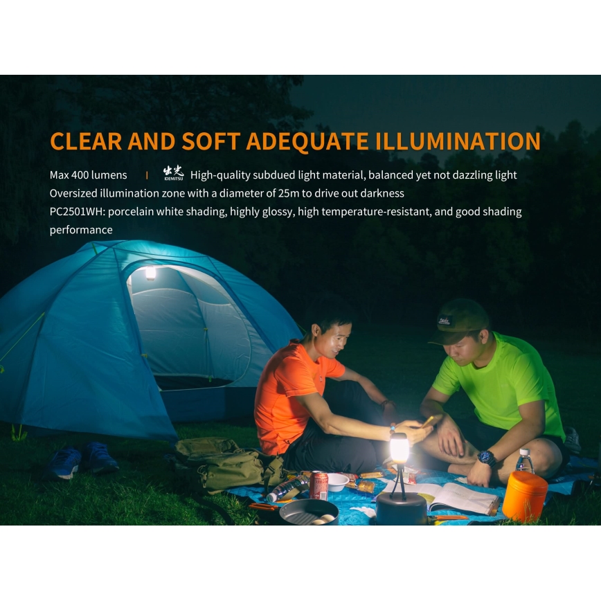 Fenix CL26RGREEN - LED Himmennettävä portable rechargeable lamppu LED/USB IP66 400 lm 400 h vihreä