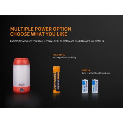 Fenix CL26RGREEN - LED Himmennettävä portable rechargeable lamppu LED/USB IP66 400 lm 400 h vihreä