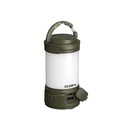 Fenix CL26RPROOLI - LED Himmennettävä kannattava ladattava lamppu LED/USB IP66 650 lm 408 h vihreä