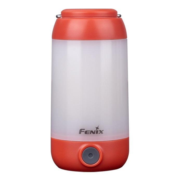 Fenix CL26RRED - LED Himmennettävä kannattava ladattava lamppu LED/USB/2xCR123A IP66 400 lm 400 h 2600 mAh oranssi