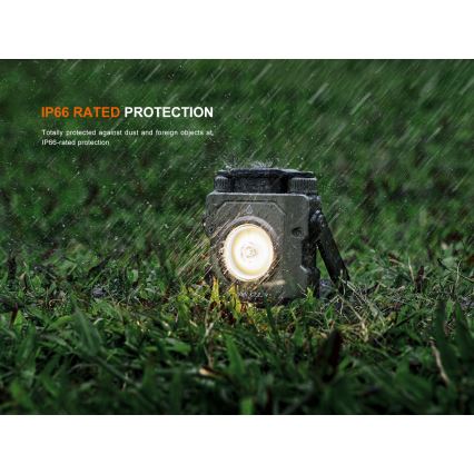 Fenix CL27RGRE - LED Himmennettävä ladattava kevyt LED/USB IP66 1600 lm 285 h