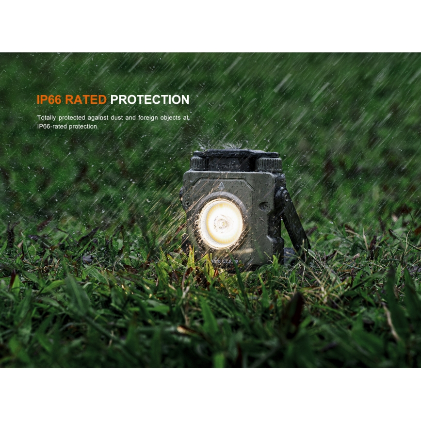 Fenix CL27RGRE - LED Himmennettävä ladattava kevyt LED/USB IP66 1600 lm 285 h