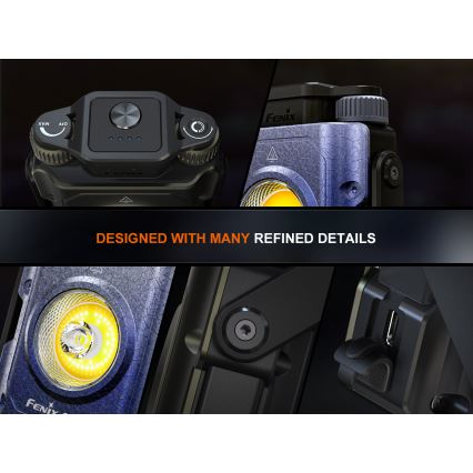 Fenix CL27RGRE - LED Himmennettävä ladattava kevyt LED/USB IP66 1600 lm 285 h