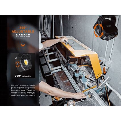 Fenix CL28R - LED Himmennettävä ladattava valonheitin virtapankki LED/USB IP66 2000 lm 360 h 10000 mAh