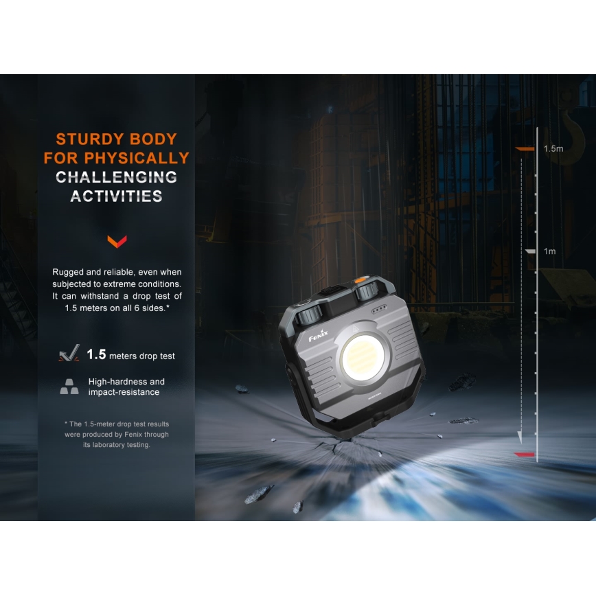 Fenix CL28R - LED Himmennettävä ladattava valonheitin virtapankki LED/USB IP66 2000 lm 360 h 10000 mAh