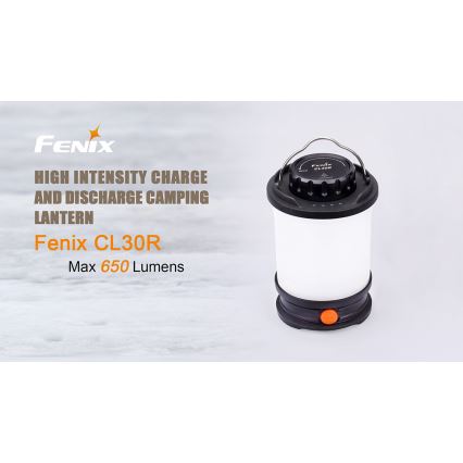 Fenix CL30R - LED Kannettava ladattava lamppu LED/USB IPX7 650 lm 300 h