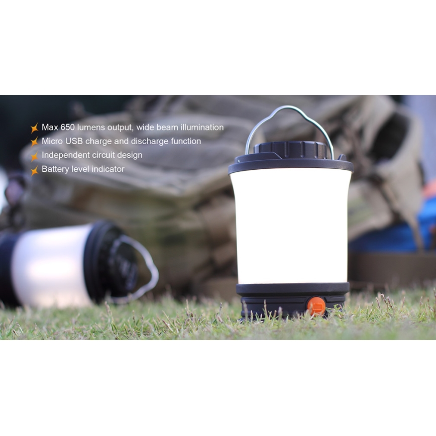 Fenix CL30R - LED Kannettava ladattava lamppu LED/USB IPX7 650 lm 300 h