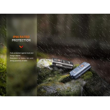 Fenix E03RV20BLU - Ladattava LED-taskulamppu LED/USB IP66 500 lm 30 h