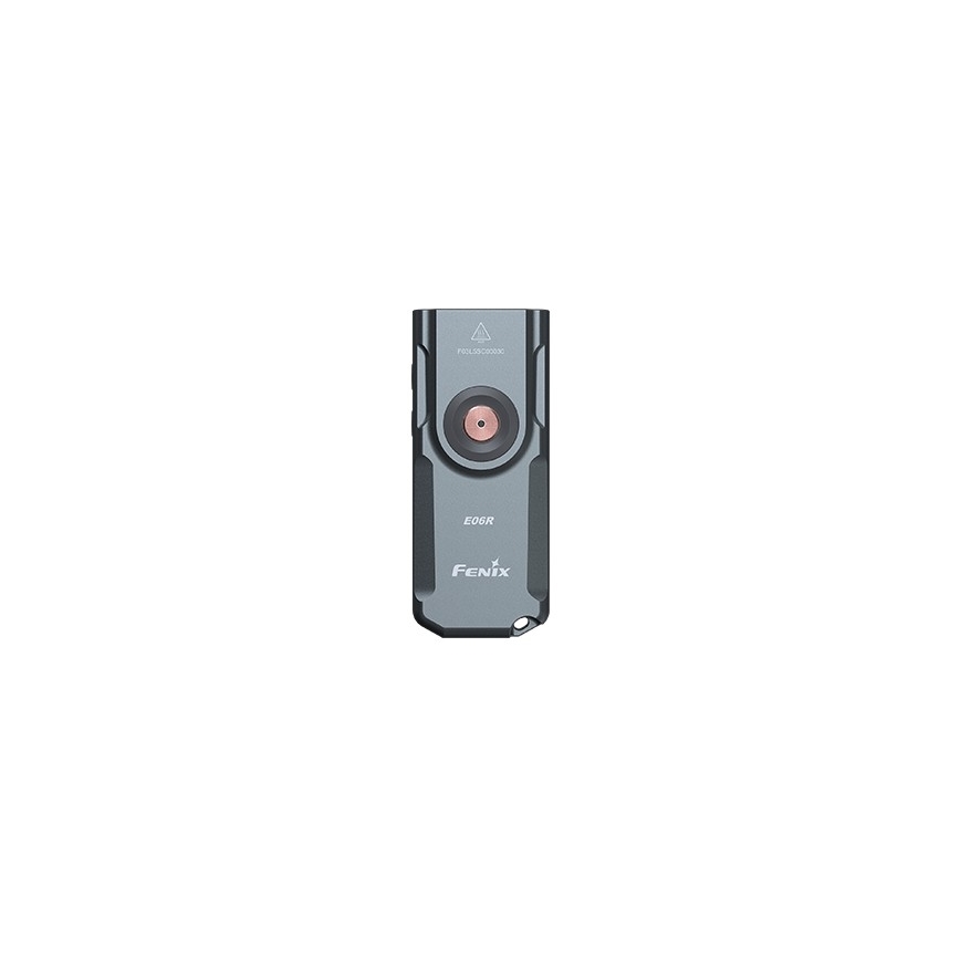 Fenix E06RGRY - LED Himmennettävä ladattava taskulamppu UV LED/USB IP66 700 kiiltävä 60 h harmaa