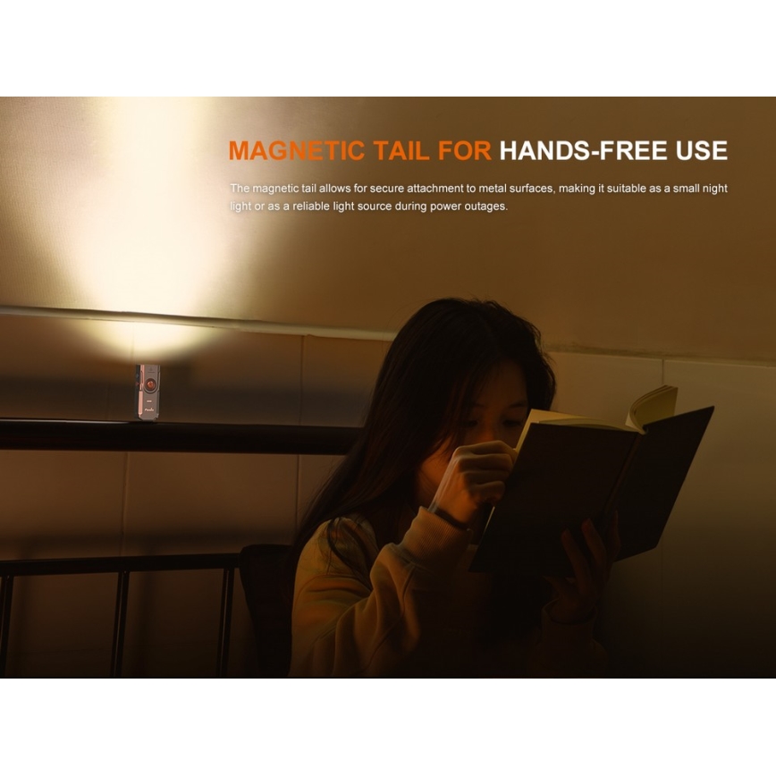 Fenix E06RTKS - LED Himmennettävä ladattava taskulamppu UV LED/USB IP66 700 lm 60 h 750 mAh turkoosi