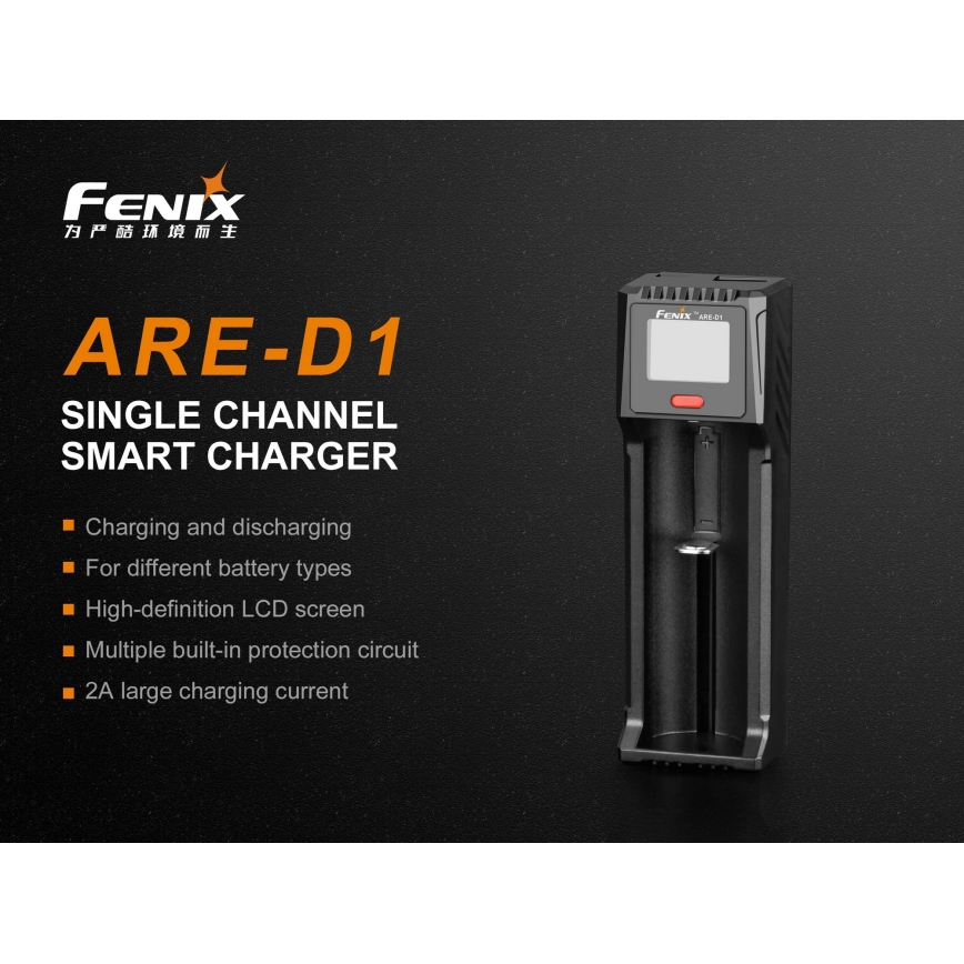 Fenix FENARED1 - Akkulaturi 1xLi-ion/AAA/AA/C 5V