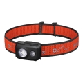 Fenix HL16V2BLK - LED Otsalamppu LED/3xAAA IP66 450 lm 200 h musta/oranssi