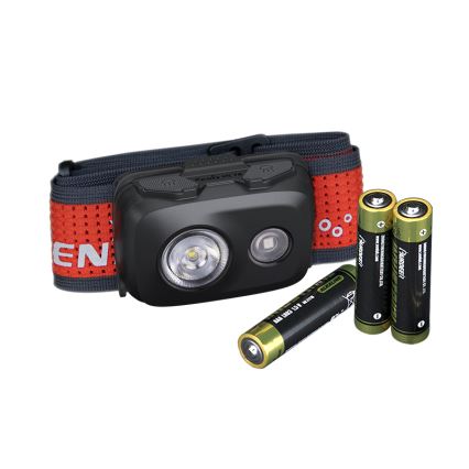 Fenix HL16V2BLK - LED Otsalamppu LED/3xAAA IP66 450 lm 200 h musta/oranssi