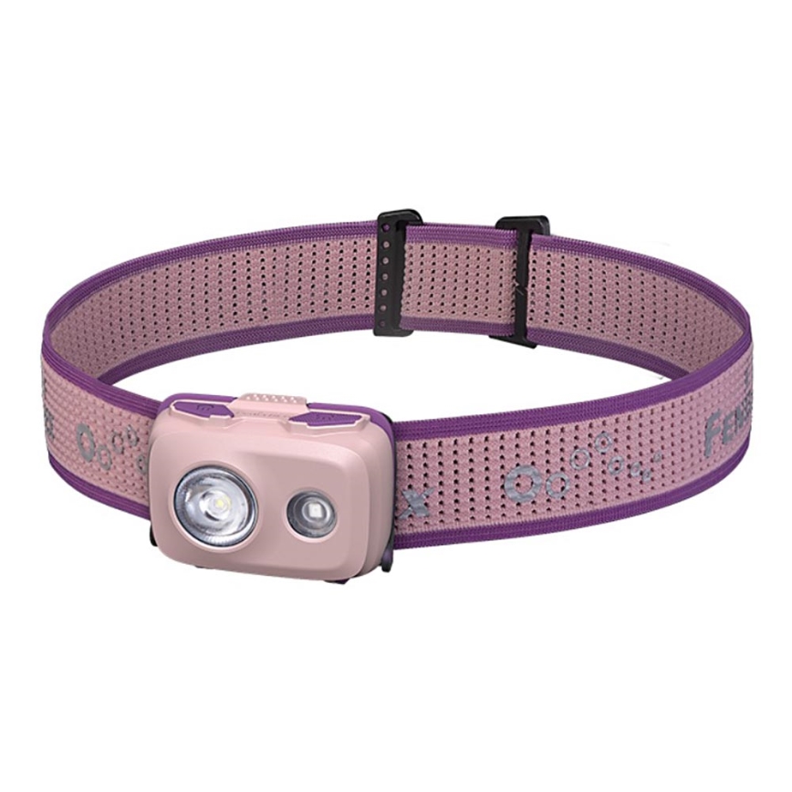 Fenix HL16V2PIN - LED Otsalamppu LED/3xAAA IP66 450 lm 200 h vaaleanpunainen