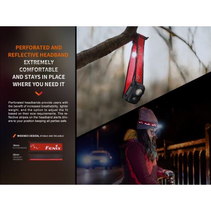 Fenix HL16V2PIN - LED Otsalamppu LED/3xAAA IP66 450 lm 200 h vaaleanpunainen