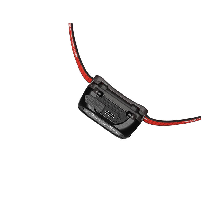 Fenix HL18RTV20BLC - LED Himmennettävä ladattava otsalamppu LED/USB IP66 800 lm 160 h musta/oranssi