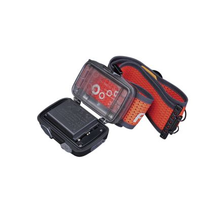 Fenix HL32RTBLCK - Ladattava LED-ajovalaisin LED/USB/3xAAA IP66 800 kiiltävä 300 h 1900 mAh musta/oranssi