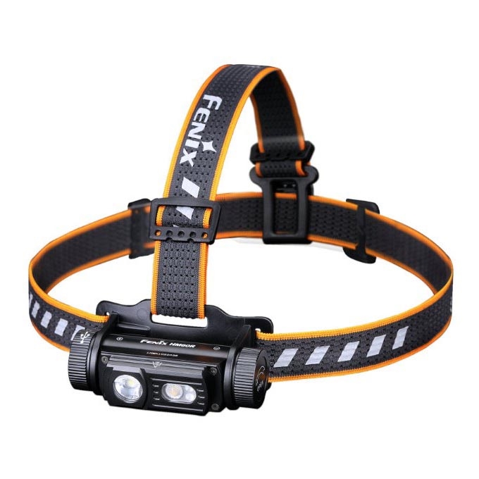 Fenix HM60R - LED Himmennettävä rechargeable headlamp 4xLED/2xCR123A IP68 1300 lm 300 h