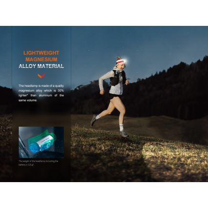 Fenix HM62TMGM - LED Himmennettävä ladattava otsalamppu LED/USB IP68 1200 lm 280 h