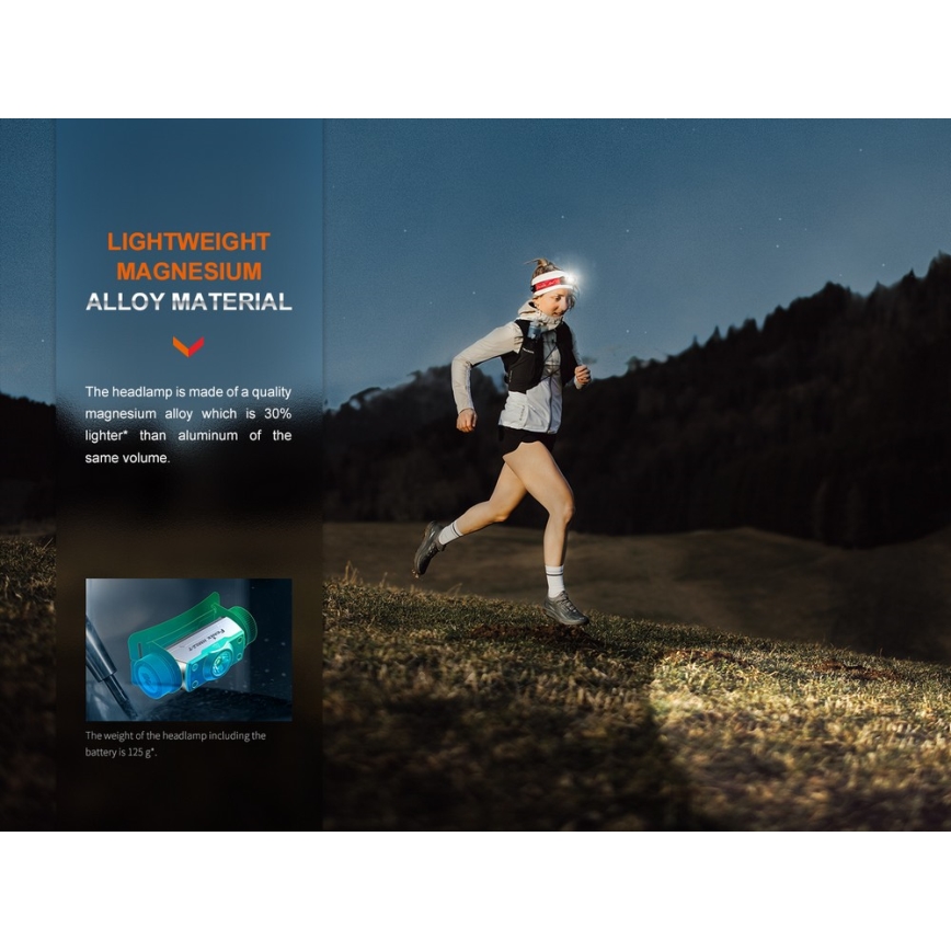 Fenix HM62TMGM - LED Himmennettävä ladattava otsalamppu LED/USB IP68 1200 lm 280 h