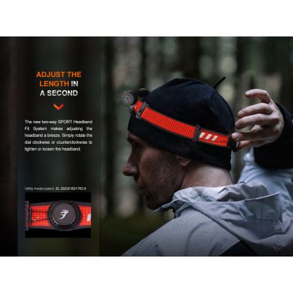 Fenix HM62TMGM - LED Himmennettävä ladattava otsalamppu LED/USB IP68 1200 lm 280 h