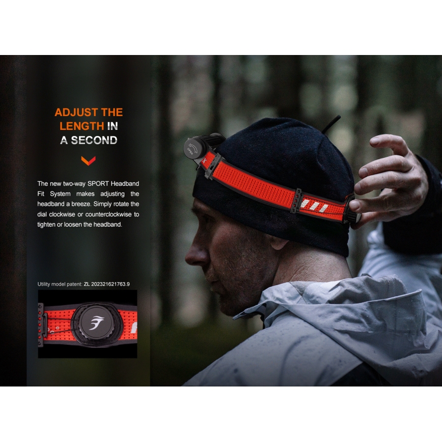 Fenix HM62TMGM - LED Himmennettävä ladattava otsalamppu LED/USB IP68 1200 lm 280 h