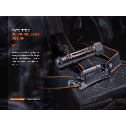 Fenix HM71R - LED Ladattava otsalamppu LED/USB IP68 2700 lm 400 h