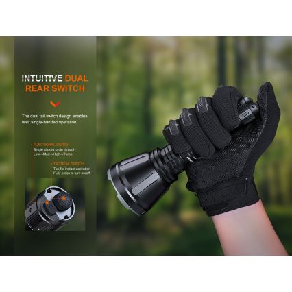 Fenix HT18R - LED Himmennettävä ladattava taskulamppu LED/1x21700 IP68 2800 lm 42 h 5000 mAh