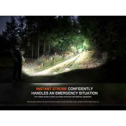 Fenix HT18R - LED Himmennettävä ladattava taskulamppu LED/1x21700 IP68 2800 lm 42 h 5000 mAh