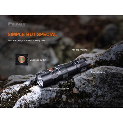 Fenix PD25R - Ladattava LED-taskulamppu LED/USB/1xCR123A IP68 800 lm 70 h 700 mAh