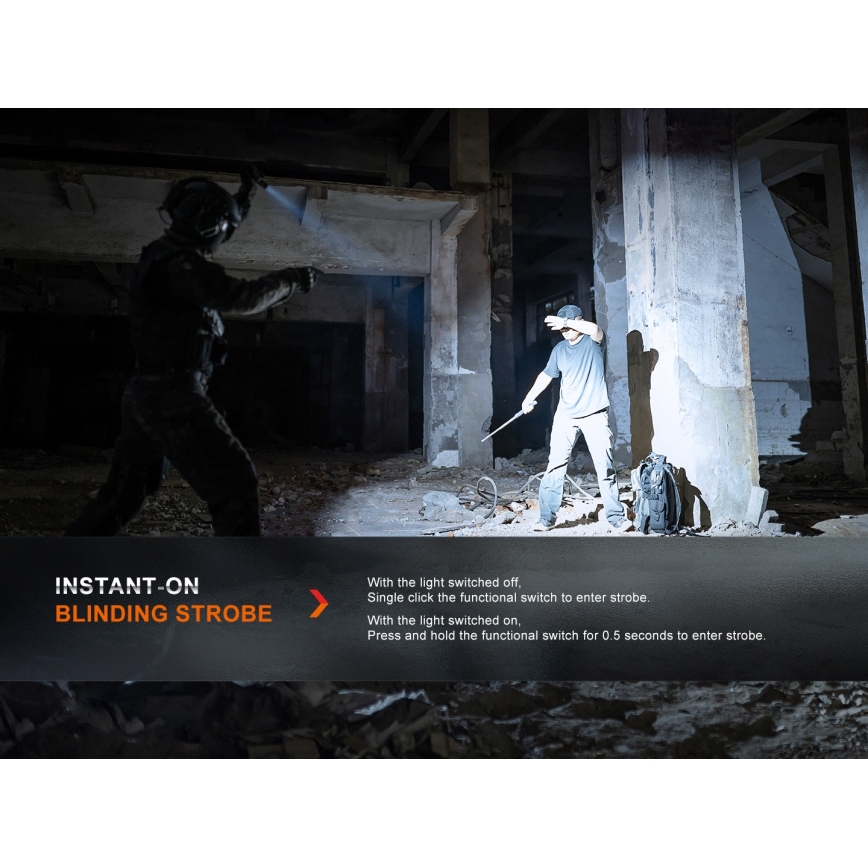 Fenix PD36RPRO - LED Taktinen ladattava taskulamppu LED/USB IP68 2800 lm 42 h