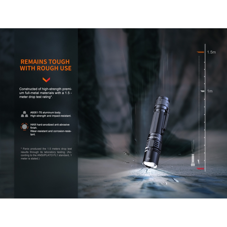Fenix PD36RPRO - LED Taktinen ladattava taskulamppu LED/USB IP68 2800 lm 42 h