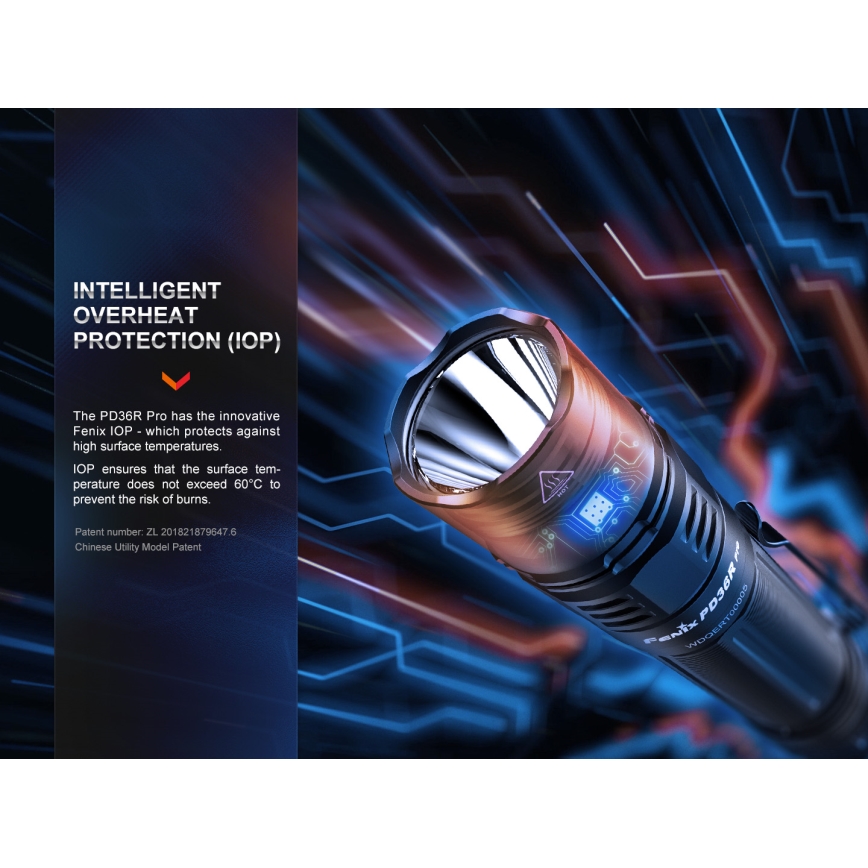 Fenix PD36RPRO - LED Taktinen ladattava taskulamppu LED/USB IP68 2800 lm 42 h