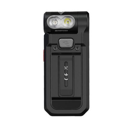 Fenix SW05RREDBLC - LED Himmennettävä ladattava taskulamppu LED/USB IPX6 150 lm 49 h musta