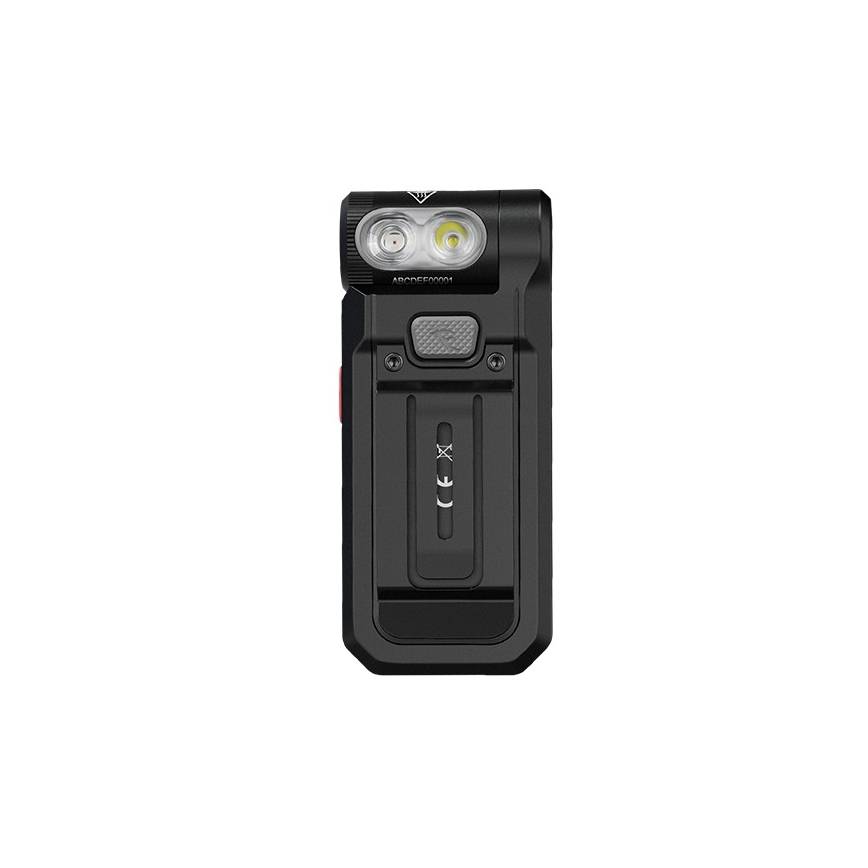 Fenix SW05RREDBLC - LED Himmennettävä ladattava taskulamppu LED/USB IPX6 150 lm 49 h musta