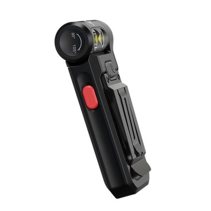Fenix SW05RREDBLC - LED Himmennettävä ladattava taskulamppu LED/USB IPX6 150 lm 49 h musta