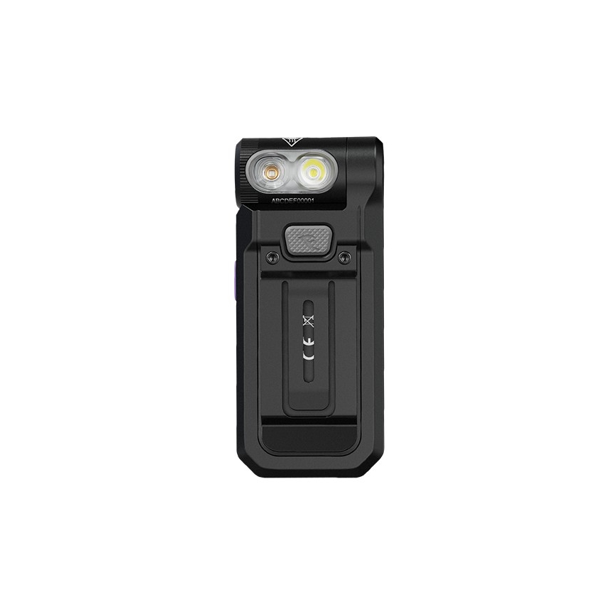 Fenix SW05RUVBLC - LED Himmennettävä ladattava taskulamppu LED/USB IPX6 150 lm 49 h musta