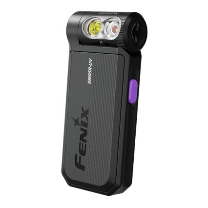 Fenix SW05RUVBLC - LED Himmennettävä ladattava taskulamppu LED/USB IPX6 150 lm 49 h musta