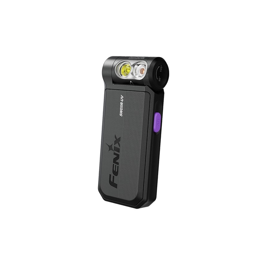 Fenix SW05RUVBLC - LED Himmennettävä ladattava taskulamppu LED/USB IPX6 150 lm 49 h musta