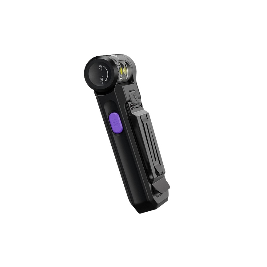 Fenix SW05RUVBLC - LED Himmennettävä ladattava taskulamppu LED/USB IPX6 150 lm 49 h musta