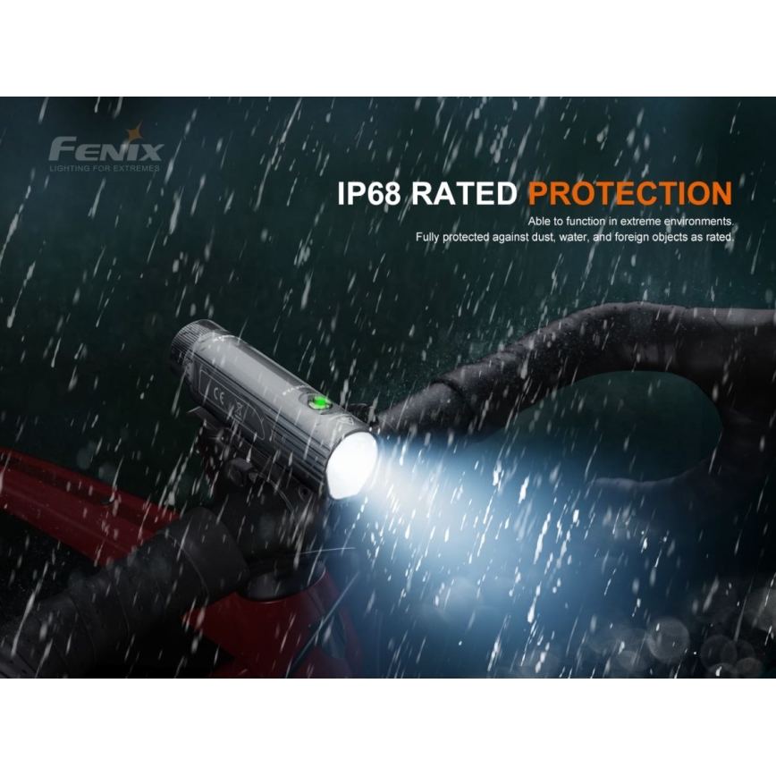Fenix ​​BC21RV30 - LED ladattava polkupyörän valo LED/USB IP68 1200 lm 33 tuntia