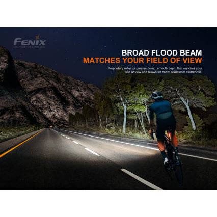Fenix ​​BC21RV30 - LED ladattava polkupyörän valo LED/USB IP68 1200 lm 33 tuntia